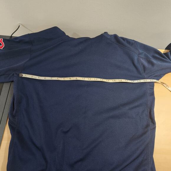 Nike Therma Fit Boston Red Sox MLB Blue Full Zip Up Hoodie Mens Size Large - Picture 6 of 11